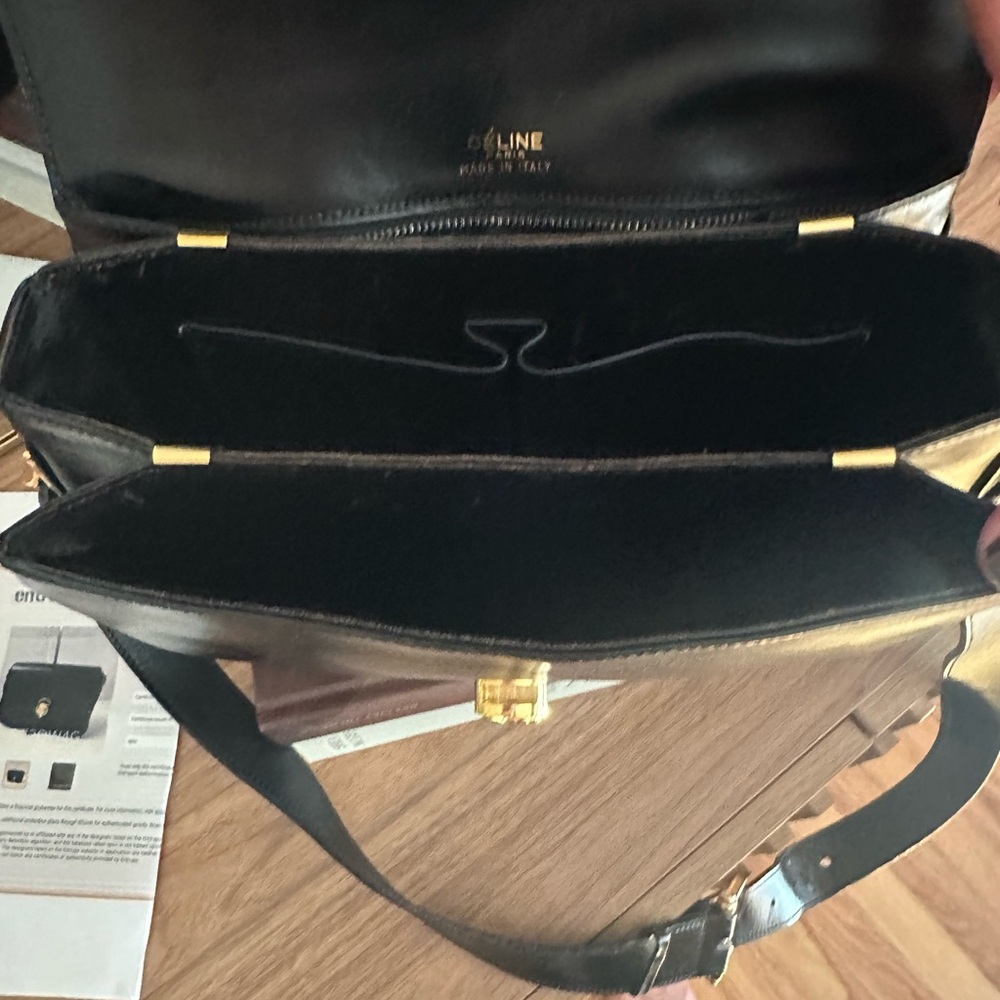 Vintage Celine Leather Shoulder Bag - Picture 4 of 11